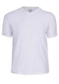 camisa careca em algodão/branco