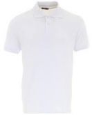 camisa polo algodão branca