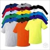 camisa careca algodão/cores